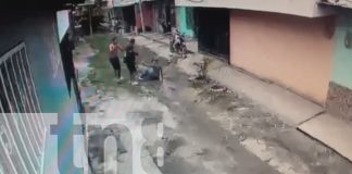 Foto: Cámara de seguridad capta intento de asesinato con machete en Estelí/TN8