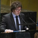 Milei critica el rol de la ONU y su falta de acción en conflictos bélicos Foto: Javier Milei en la ONU /cortesía