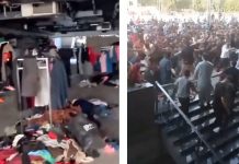 Caos en Pakistán: multitud destruye centro comercial durante su inauguración Foto: Multitud destroza y saquea un centro comercial en Pakistán /Cortesía