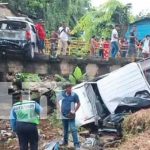 Foto: Fuerte accidente de tránsito entre una camioneta y un taxi en Bluefields/TN8