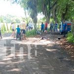 Caponero y motociclista, envueltos en un accidente ocurrido en Ometepe Foto: Caponero y motociclista, envueltos en un accidente ocurrido en Ometepe/TN8