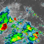 NOAA alerta sobre fuertes lluvias en países centroamericanos Foto: NOAA emite alerta basada en datos satelitales /Cortesía
