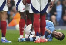 Rodri viaja a España para más pruebas en rodilla lesionada rodri, hernández, manchester, city