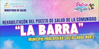 Foto:Obras de renovación en puesto de salud beneficiarán a familias en Costa Caribe Norte