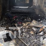 Cortocircuito provoca incendio en una vivienda de La Borgoña, Ticuantepe Foto: Fuerte incendio en una vivienda de La Borgoña, Ticuantepe / TN8