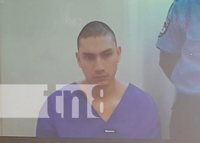 Foto: El juicio de Edward Gaitán desde Masaya / TN8