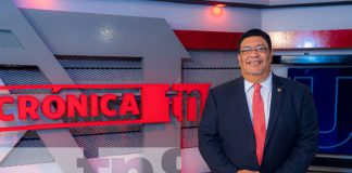 Foto: Valdrack Jaentschke, canciller de Nicaragua, en Estudio TN8
