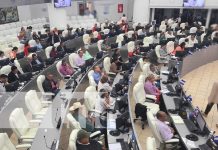 Fortalecerán la Ley contra el lavado de Activos y Financiamiento al Terrorismo en Nicaragua Foto: Sesión parlamentaria en la Asamblea Nacional de Nicaragua / TN8