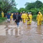 Acompañamiento en Rivas por crecida de ríos y afectaciones por lluvias Foto: Afectaciones por lluvias en Rivas / TN8