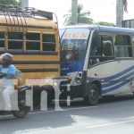 Caos vehicular en Carretera a Masaya por culpa de dos buses Foto: Choque de bus y microbus en Carretera a Masaya / TN8