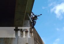 Cayó de puente y vivió para contarlo: Extraño accidente en El Rama Foto: Accidente de tránsito entre El Rama y Wapí, en el Caribe / TN8