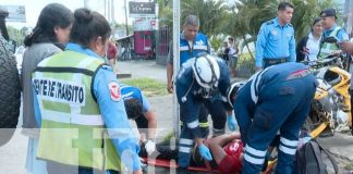 Foto: accidente en la zona de El Quetzal, Managua/TN8