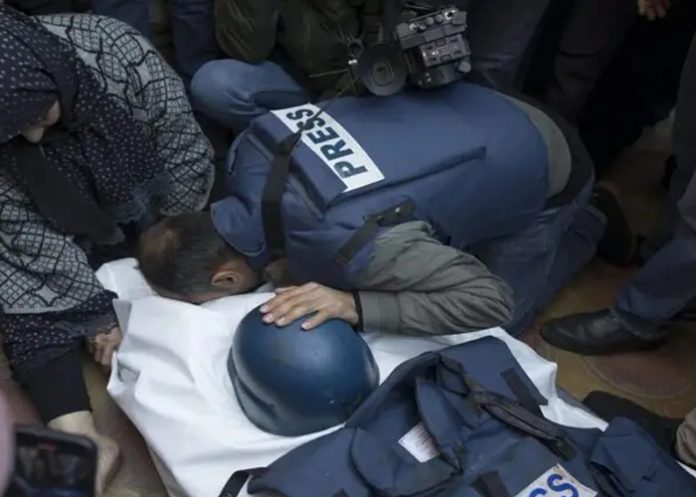 Foto: La letal ofensiva de Israel contra los medios en Gaza /cortesía Foto: La letal ofensiva de Israel contra los medios en Gaza /cortesía