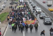 Transportistas paralizan Perú en protesta contra la inseguridad Foto: Paro nacional en Perú /cortesía