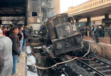 Accidente ferroviario en Egipto deja dos muertos y 20 heridos Foto: accidente ferroviario ocurrido en la provincia de Minya, en el centro de Egipto/Cortesía