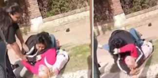 Foto: Madre agrede brutalmente a una maestra /cortesía