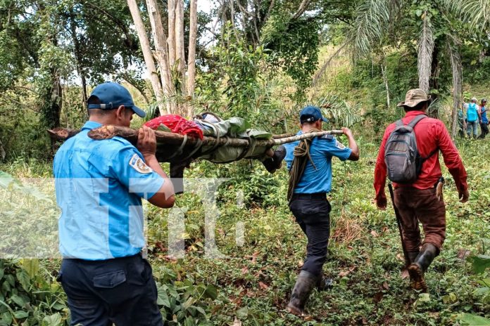 Foto: los cuerpecitos de las dos pequeñas que fueron arrastradas por las fuertes corrientes del río Kamusaska, Chontales/TN8 Foto: los cuerpecitos de las dos pequeñas que fueron arrastradas por las fuertes corrientes del río Kamusaska, Chontales/TN8