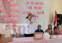 Feria de salud en Boaco promueve la detección temprana del cáncer de mama Foto: Hospital José Nieborowski de Boaco, se realizó un acto conmemorativo/TN8