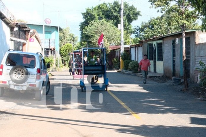 Foto: Desde hoy los habitantes del barrio Villa Reconciliación Sur disfrutan de dos cuadras completamente nuevas gracias a la Alcaldía de Managua/TN8 Foto: Desde hoy los habitantes del barrio Villa Reconciliación Sur disfrutan de dos cuadras completamente nuevas gracias a la Alcaldía de Managua/TN8