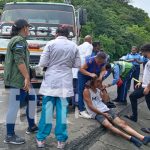 Inicia juicio contra el camionero que mató a una mujer en la Cuesta El Plomo Foto: Desgarrador accidente en Managua /TN8