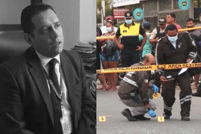 1 Foto: Impactante asesinato del fiscal de Manta en ataque armado a plena luz del día / Cortesía