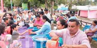 Foto: Diriá realiza gigantesca repartición del tradicional Atol de Ánimas/TN8