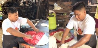 Foto: La Joela y su venta de tortillas /Cortesía
