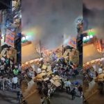 Incendio en tienda de fuegos artificiales en la India provoca estampida y explosiones Foto: Incendio en tienda de fuegos artificiales en India provoca estampida y explosiones