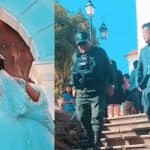 ¡Le arruinaron la boda!: Novio es arrestado en plena ceremonia (VIDEO) Foto: Boda interrumpida /cortesía