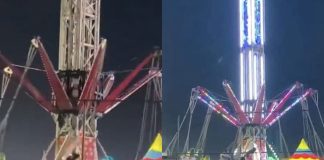 Foto: Juego mecánico causa pánico en Ecuador /Cortesía
