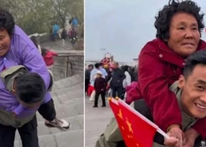 Foto: Conmovedor viaje de madre e hijo /cortesía Foto: Conmovedor viaje de madre e hijo /cortesía