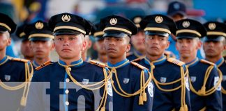 Foto: Co-Presidente Daniel Ortega en acto por aniversario de la Policía Nacional y el Ministerio del Interior / TN8