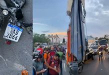 Joven de 22 años muere aplastada por un camión de basura en Brasil Foto: Universitaria es aplastada por un camión en Brasil /Cortesía
