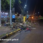 Alcaldía de Managua limpia el cauce El Dorado tras intensas lluvias Foto: Alcaldía refuerza prevención de inundaciones con mantenimiento de cauces