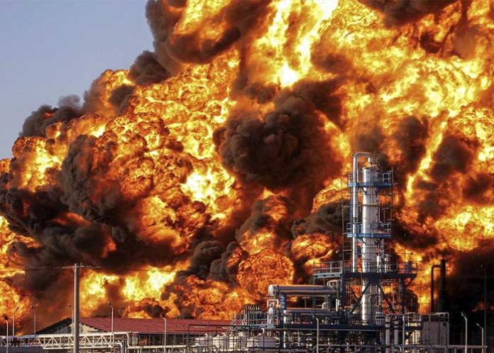 Foto: Incendio en Irán /cortesía Foto: Incendio en Irán /cortesía