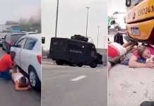 Tiroteo entre policías y criminales en Brasil deja 3 muertos y varios heridos Foto: El enfrentamiento tuvo lugar en la Avenida Brasil/Cortesía