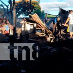 Devastador incendio en Boaco destruye casa y provoca la muerte de mascotas Foto: vivienda ubicada en el Barrio Pancasan del municipio de Camoapa, Boaco/TN8