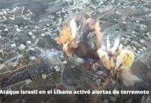 Ataque israelí provoca activación de alarmas de terremoto en el Líbano Foto: Ataque israelí en el Líbano activó alertas de terremoto /Cortesía