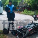 Impacto entre dos motociclistas deja a uno sin vida y al otro grave en Chinandega Foto: Impacto entre dos motociclistas deja a uno sin vida y al otro grave en Chinandega/TN8