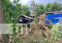 Trágico accidente de tránsito en la bajada de San Juan de la Concepción- Masaya Foto: Un muerto deja accidente en San Juan de La Concepción /TN8