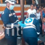 Ciudadano sufre grave accidente al caer de canastera en terminal de Ocotal Foto: Ciudadano sufre grave accidente al caer de canastera en terminal de Ocotal/ TN8