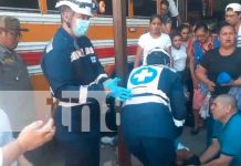 Ciudadano sufre grave accidente al caer de canastera en terminal de Ocotal Foto: Ciudadano sufre grave accidente al caer de canastera en terminal de Ocotal/ TN8