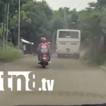 Luego son los llantos: Motorizados aventajan a lo loco en Managua (VIDEO) Foto: Irresponsabilidad en las vías de Managua / TN8