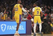 LeBron y Bronny James hacen historia en NBA lebron, james, lakers, angeles,