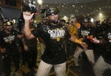 Higashioka dispara HR y Padres eliminan a Bravos Higashioka pega HR y Padres barren a Bravos