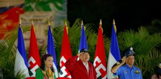 Foto: Desfile del 45 aniversario de la Policía y el MINT, encabezado por el Presidente Daniel Ortega y Vicepresidenta Rosario Murillo / TN8