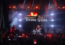 Tierra Santa llegó a Nicaragua en una noche a puro fuego y metal (FOTOS) Foto: Tierra Santa en Nicaragua, octubre 2024 / TN8