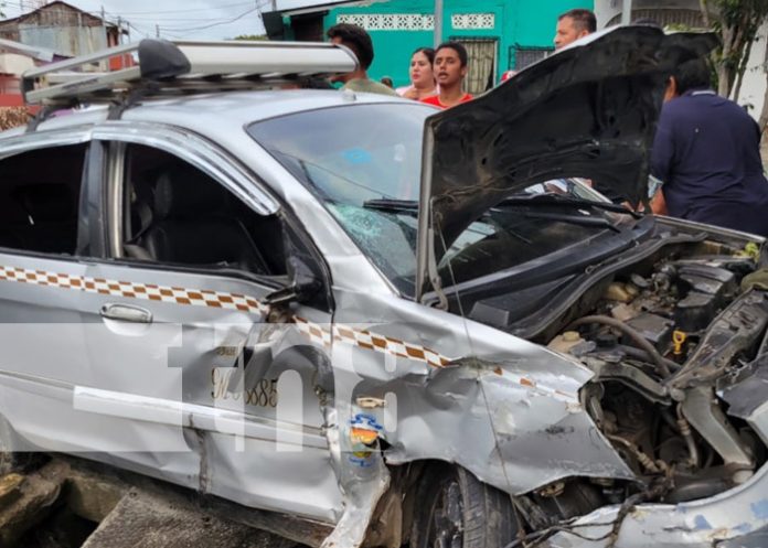 Foto: Fuerte accidente de tránsito en Managua / TN8 Foto: Fuerte accidente de tránsito en Managua / TN8