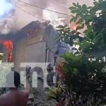 Todo en cenizas y escombros: Incendio en vivienda de Esquipulas, Matagalpa Foto: Gran incendio en una vivienda de Esquipulas, Matagalpa / TN8