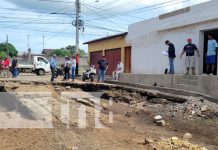 FOMAV y alcaldía de Nandaime construirá rampas destruidas por las lluvias Foto: Reparación de calles y rampas en Nandaime / TN8